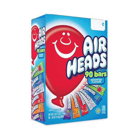 Airheads Variety Box, Assorted Flavors, 0.55 oz Bar, 90PK 6711